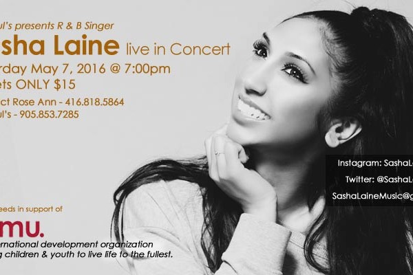 Sasha Concert at St. Paul's Newmarket